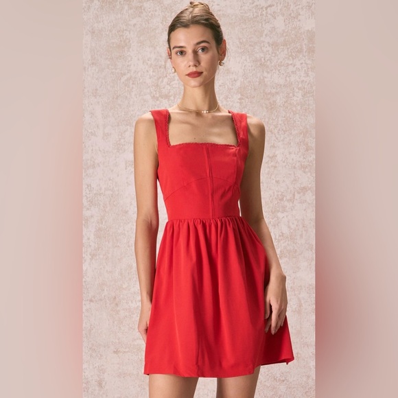 RIHOAS Dresses & Skirts - RIHOAS Red Mini Dress